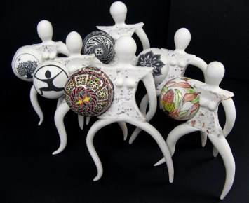 IMG_2794B Luda K Ukrainian girl at the gym Ceramic porcelain 36x36x25cm